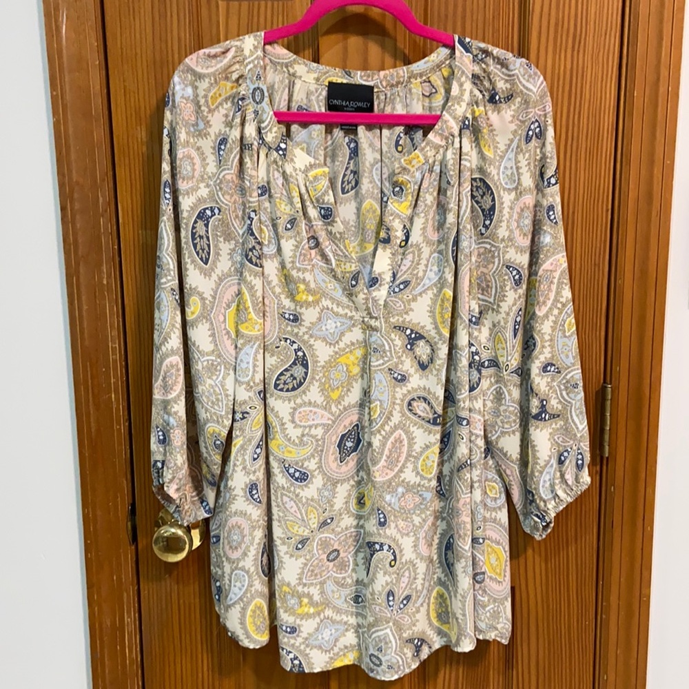 Cynthia Rowley Plus Size Blouse